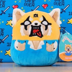 Squishmallow Aggretsuko with Rage Expression 6.5" UltraSoft Stuffed Sanrio Plush